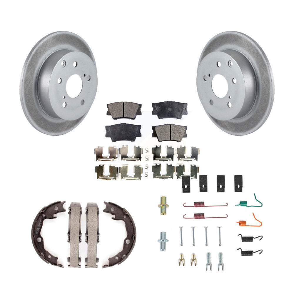 Coated Disc Rotors and Semi-Metallic Brake Pads Kit-KGF-103805 - Kit.bestparts.ca