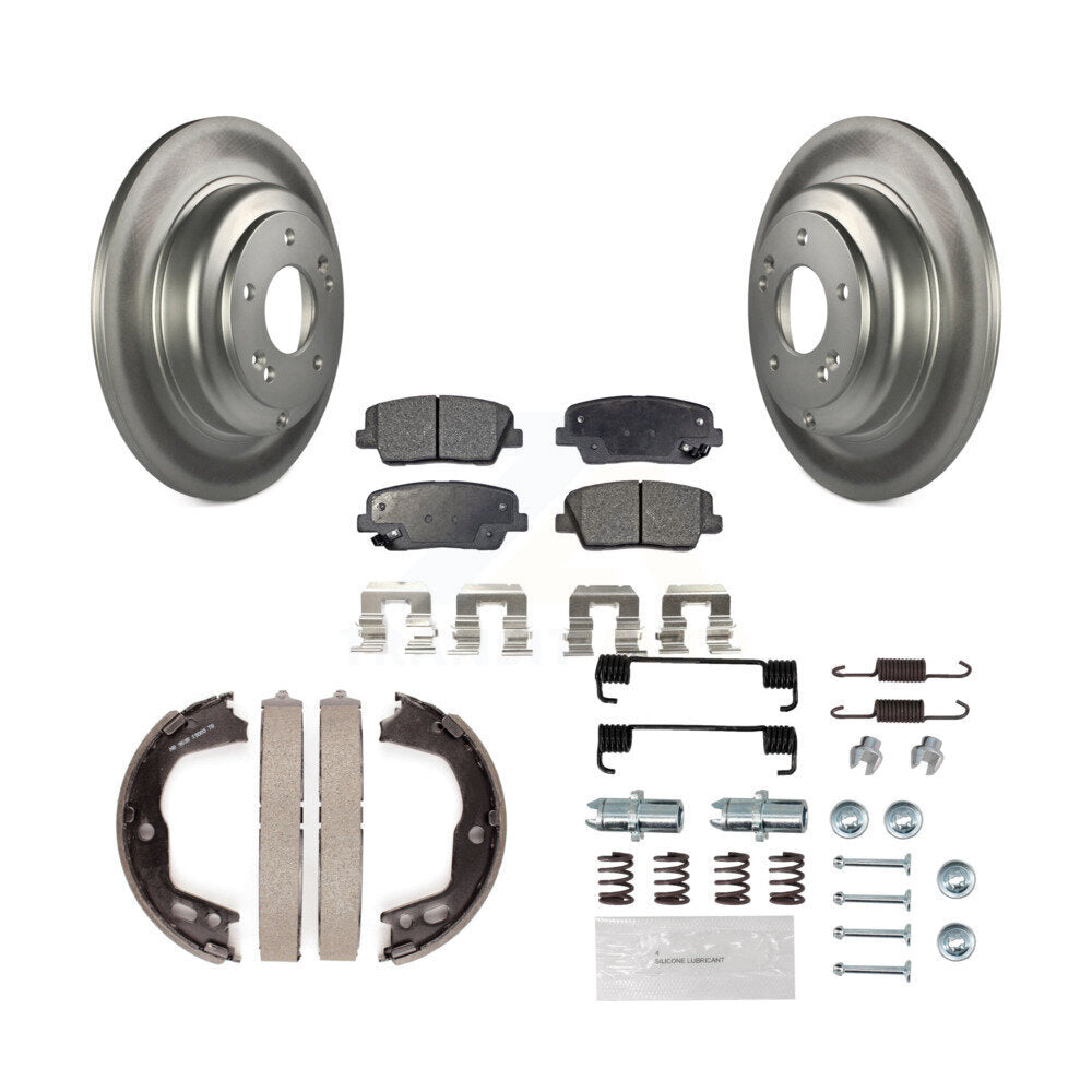 Coated Disc Rotors and Semi-Metallic Brake Pads Kit-KGF-103814 - Kit.bestparts.ca