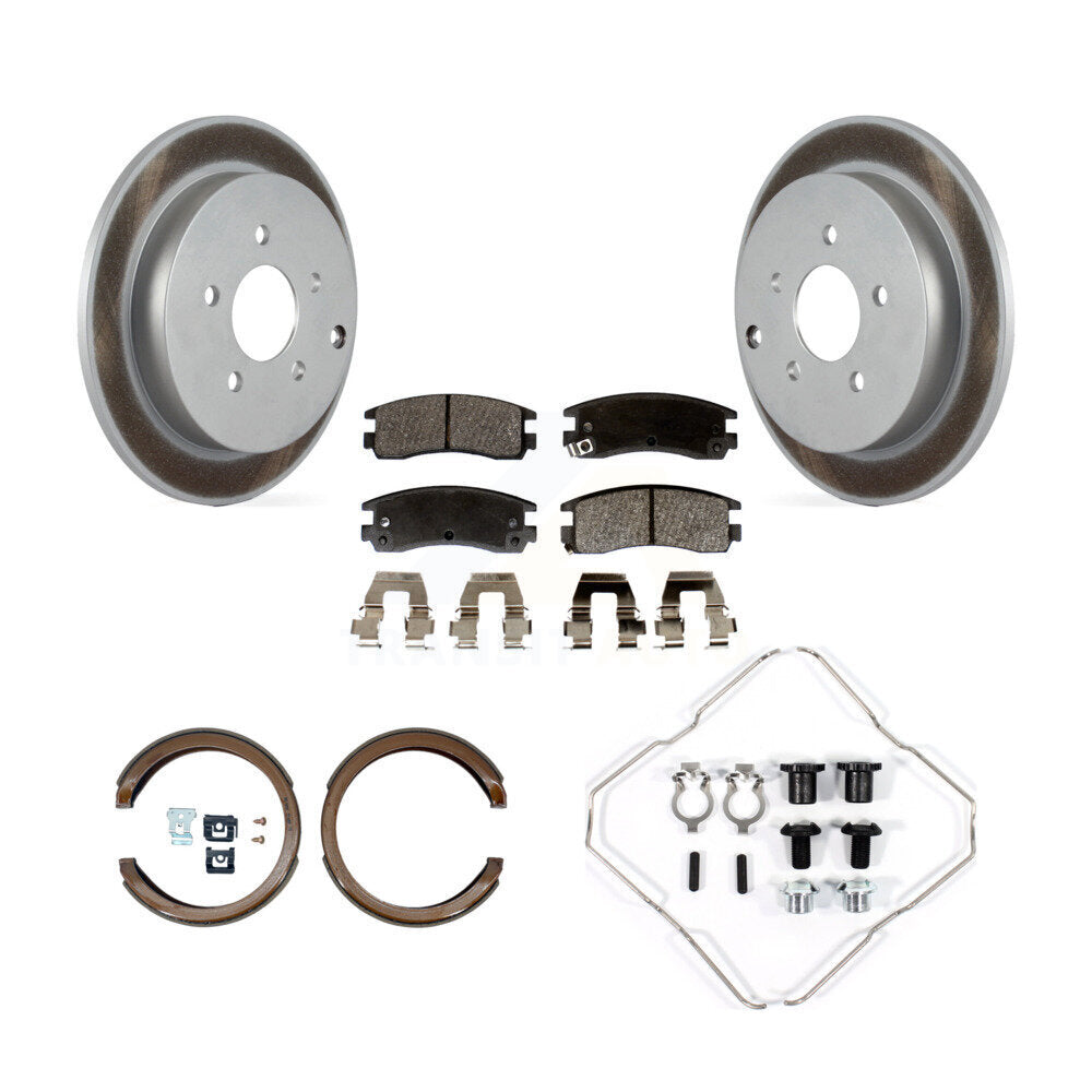 Coated Disc Rotors and Semi-Metallic Brake Pads Kit-KGF-103836 - Kit.bestparts.ca Kit.bestparts.ca