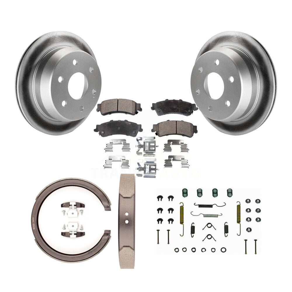 Coated Disc Rotors and Semi-Metallic Brake Pads Kit-KGF-103847 - Kit.bestparts.ca