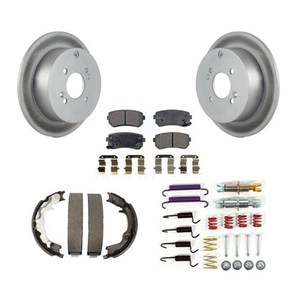 Coated Disc Rotors and Semi-Metallic Brake Pads Kit-KGF-103880 - Kit.bestparts.ca