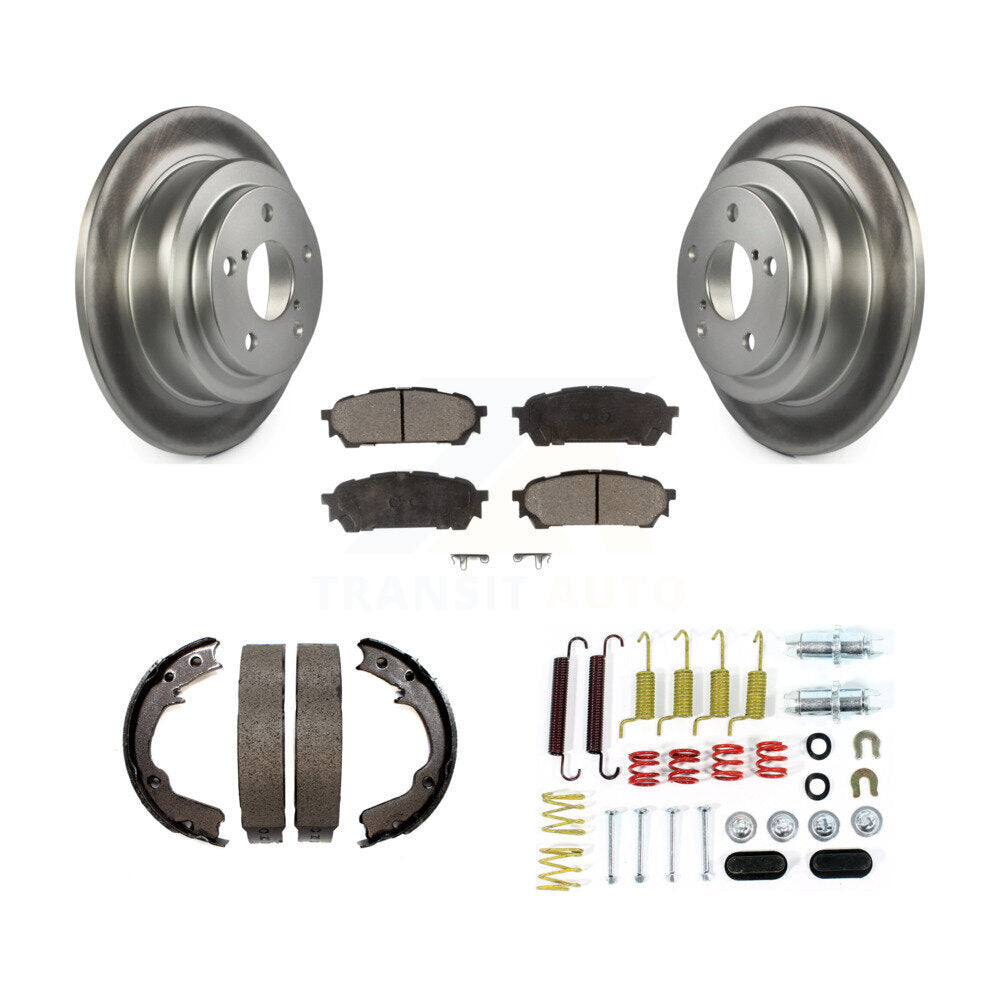 Coated Disc Rotors and Semi-Metallic Brake Pads Kit-KGF-103927 - Kit.bestparts.ca