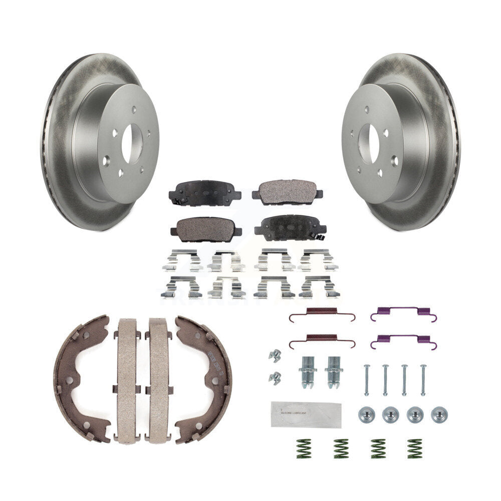 Coated Disc Rotors and Semi-Metallic Brake Pads Kit-KGF-103954 - Kit.bestparts.ca