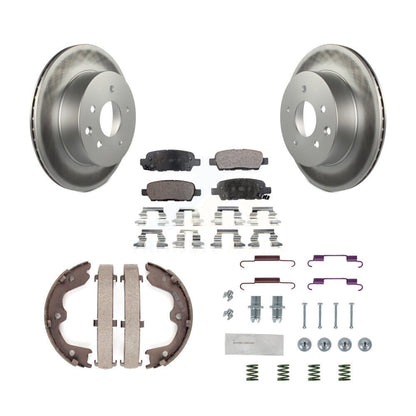 Coated Disc Rotors and Semi-Metallic Brake Pads Kit-KGF-103957 - Kit.bestparts.ca