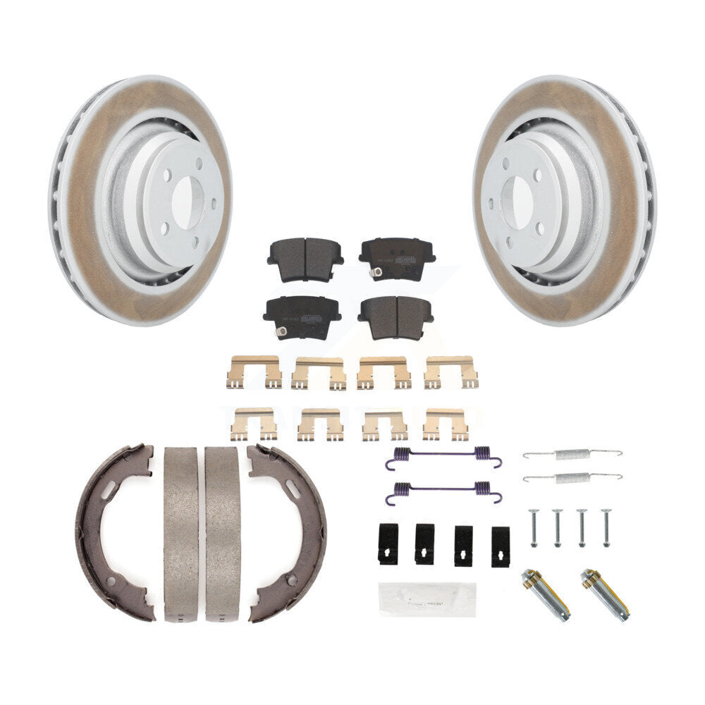Coated Disc Rotors and Semi-Metallic Brake Pads Kit-KGF-103992 - Kit.bestparts.ca