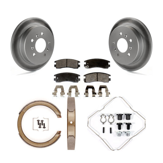 Coated Disc Rotors and Semi-Metallic Brake Pads Kit-KGF-103995 - Kit.bestparts.ca