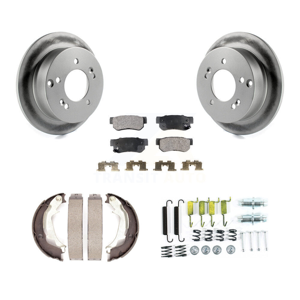 Coated Disc Rotors and Semi-Metallic Brake Pads Kit-KGF-104001 - Kit.bestparts.ca