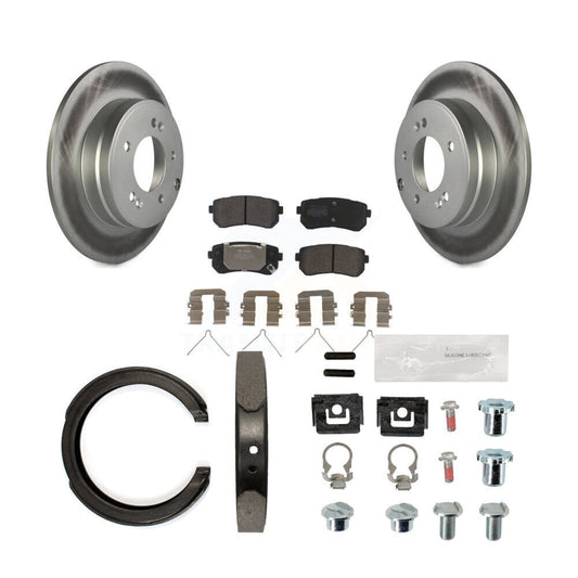 Coated Disc Rotors and Semi-Metallic Brake Pads Kit-KGF-104007 - Kit.bestparts.ca