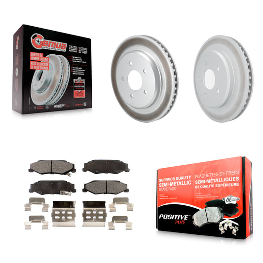 Disc Rotors and Semi-Metallic Brake Pads Kit-KGF-104030