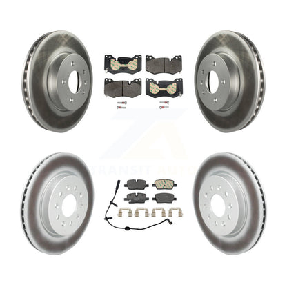 Coated Disc Rotors and Semi-Metallic Brake Pads Kit-KGF-104031