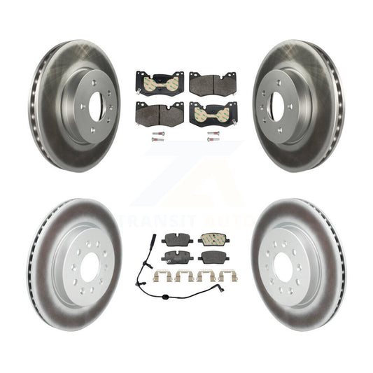 Coated Disc Rotors and Semi-Metallic Brake Pads Kit-KGF-104031