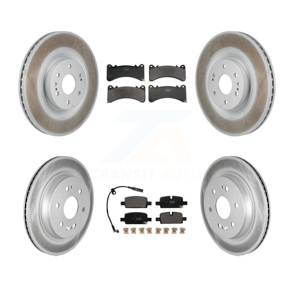 Coated Disc Rotors and Semi-Metallic Brake Pads Kit-KGF-104033 Kit.bestparts.ca