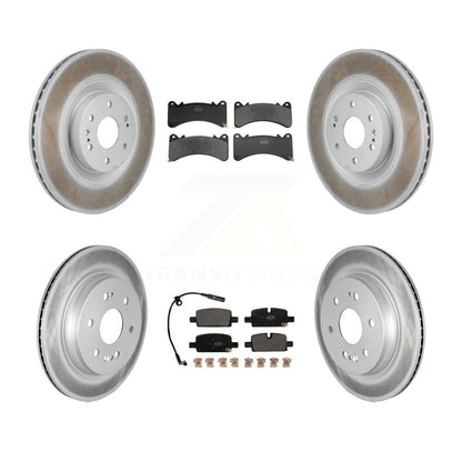 Coated Disc Rotors and Semi-Metallic Brake Pads Kit-KGF-104033