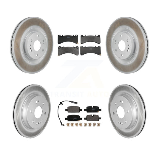 Coated Disc Rotors and Semi-Metallic Brake Pads Kit-KGF-104033