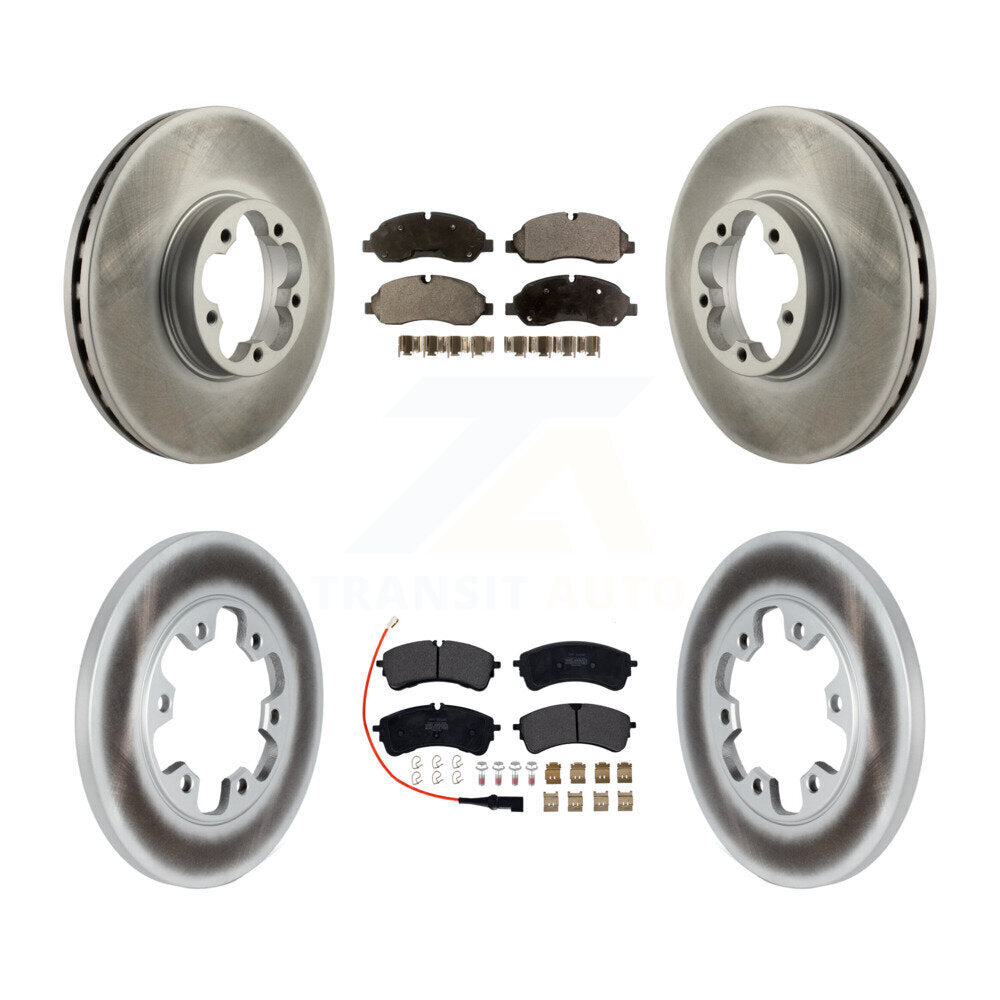 Disc Rotors and Semi-Metallic Brake Pads Kit-KGF-104034