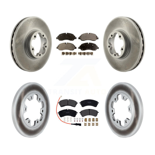 Disc Rotors and Semi-Metallic Brake Pads Kit-KGF-104034