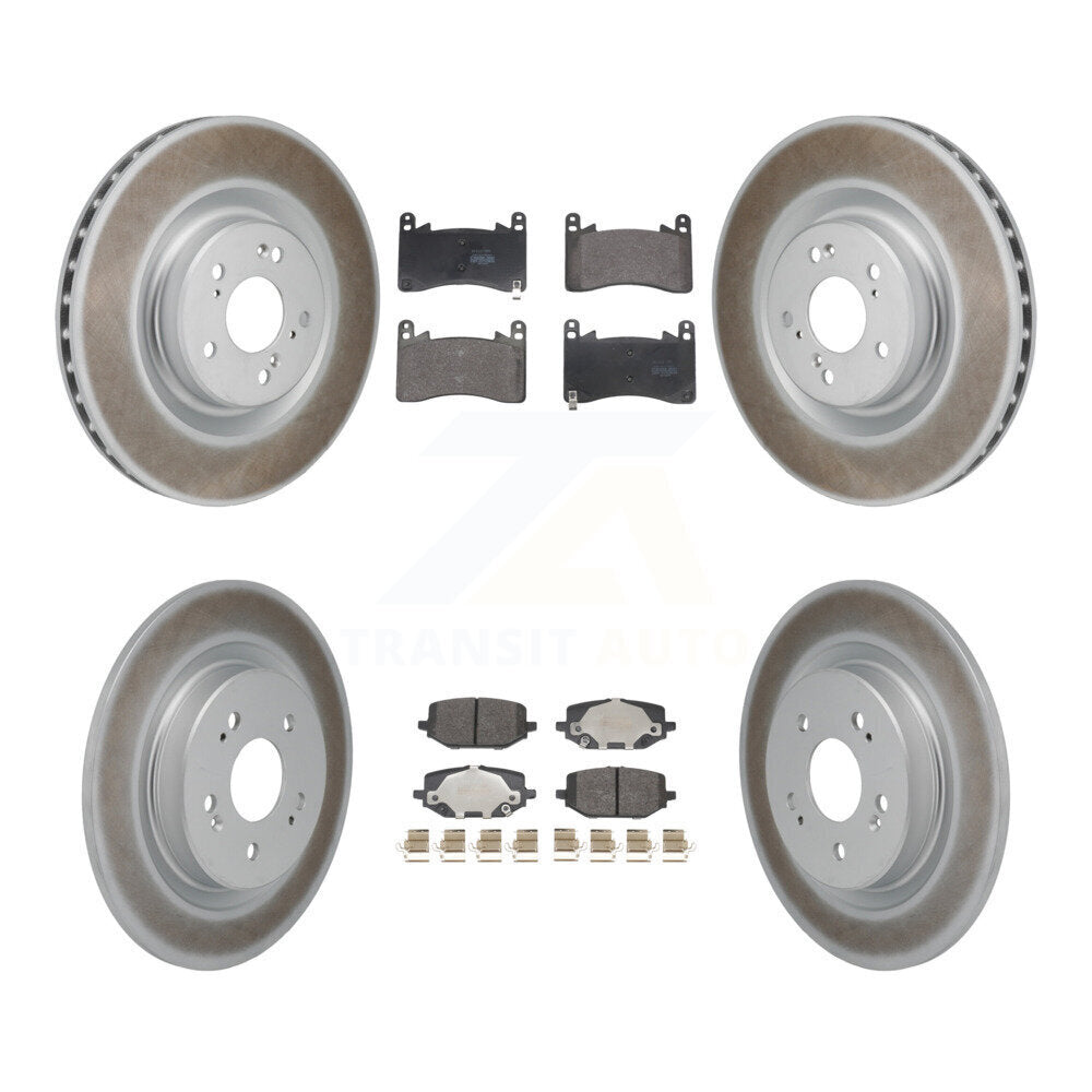 Disc Rotors and Semi-Metallic Brake Pads Kit-KGF-104035