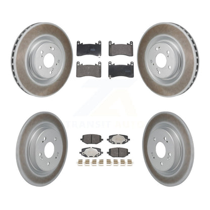 Disc Rotors and Semi-Metallic Brake Pads Kit-KGF-104035