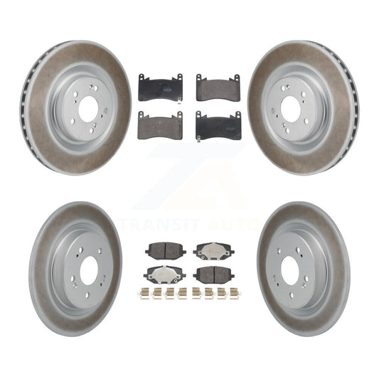 Disc Rotors and Semi-Metallic Brake Pads Kit-KGF-104035