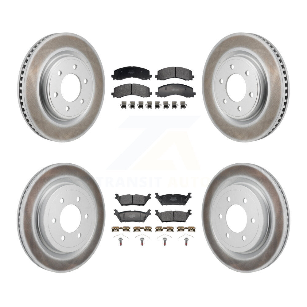 Disc Rotors and Semi-Metallic Brake Pads Kit-KGF-104036