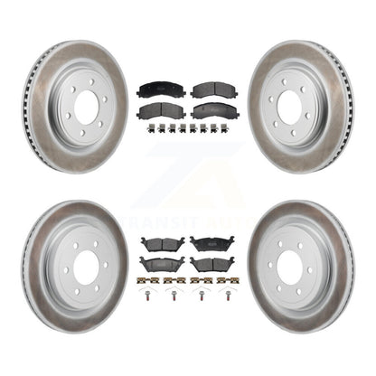 Disc Rotors and Semi-Metallic Brake Pads Kit-KGF-104036