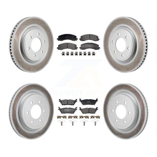 Disc Rotors and Semi-Metallic Brake Pads Kit-KGF-104036