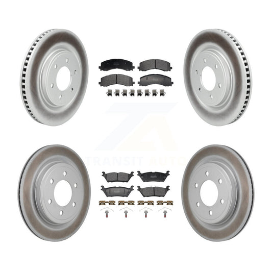 Disc Rotors and Semi-Metallic Brake Pads Kit-KGF-104037