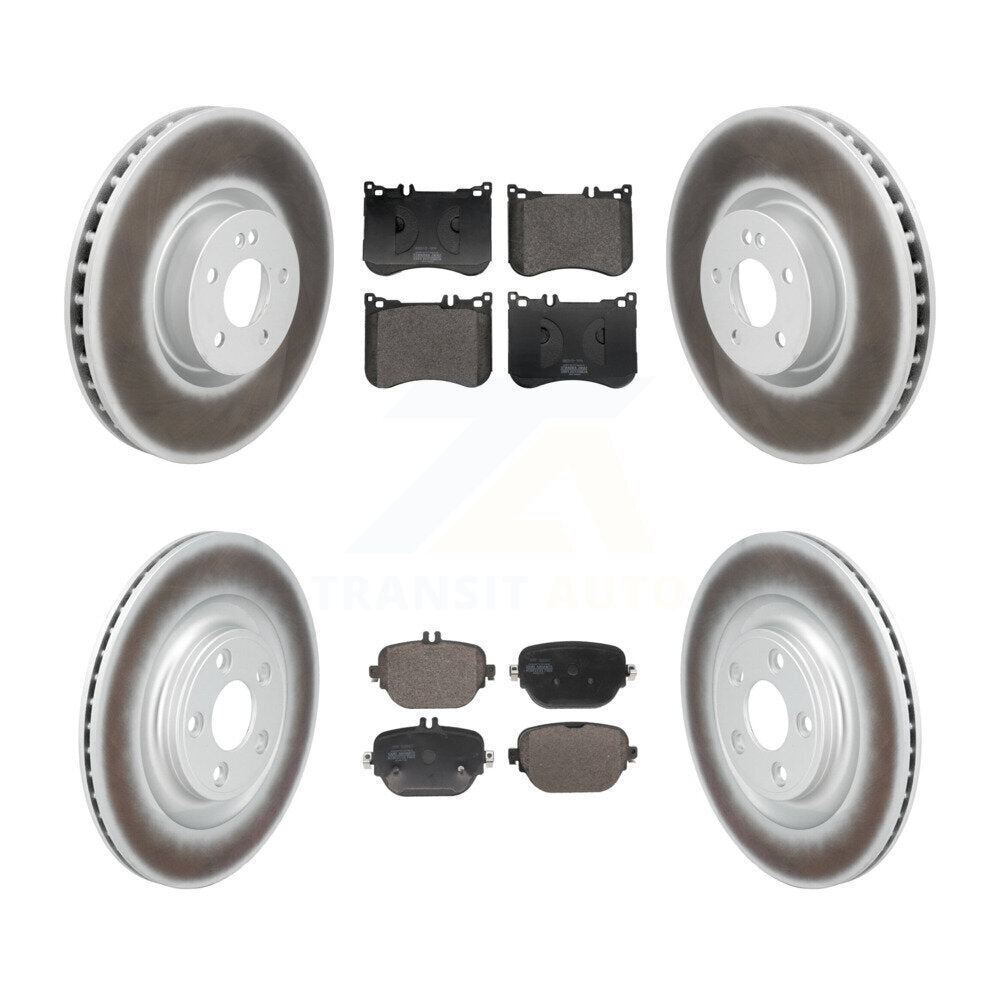 Disc Rotors and Semi-Metallic Brake Pads Kit-KGF-104038