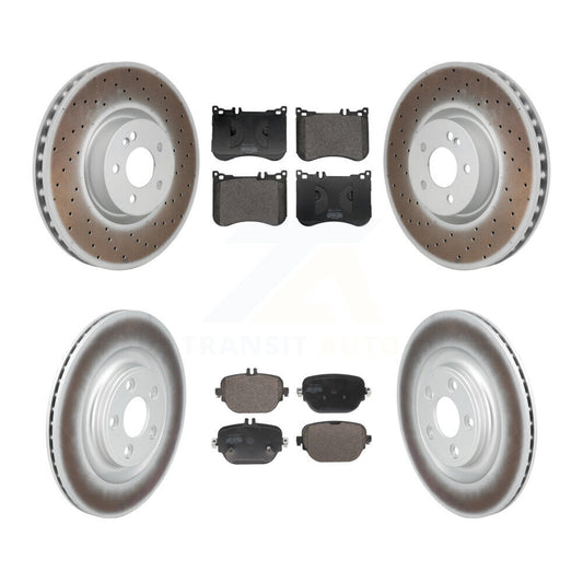 Disc Rotors and Semi-Metallic Brake Pads Kit-KGF-104039