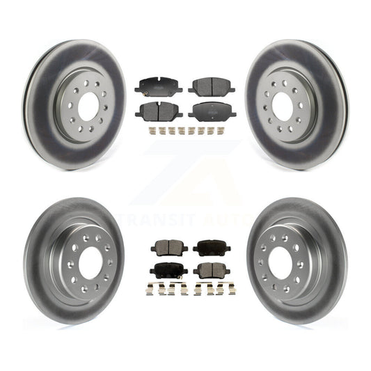 Disc Rotors and Semi-Metallic Brake Pads Kit-KGF-104040