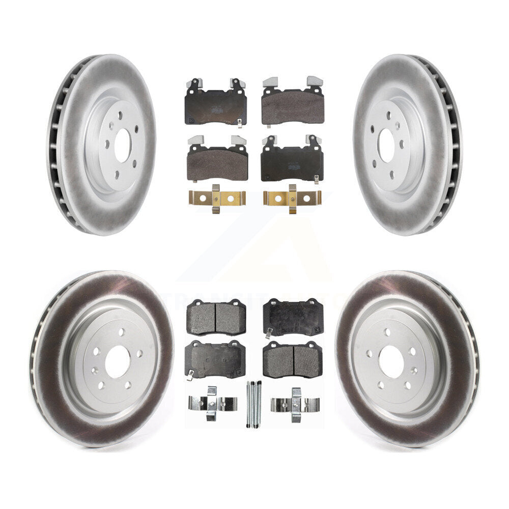 Disc Rotors and Semi-Metallic Brake Pads Kit-KGF-104041