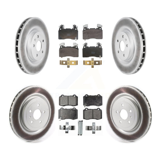 Disc Rotors and Semi-Metallic Brake Pads Kit-KGF-104041
