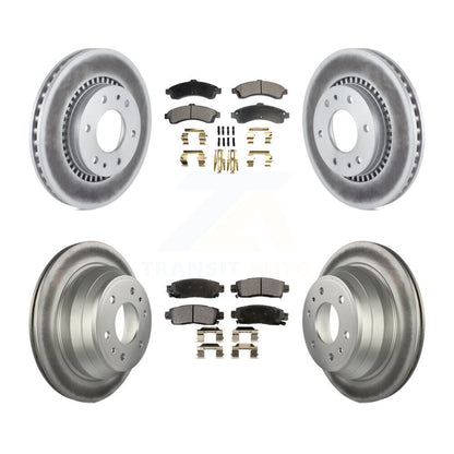 Disc Rotors and Semi-Metallic Brake Pads Kit-KGF-104043