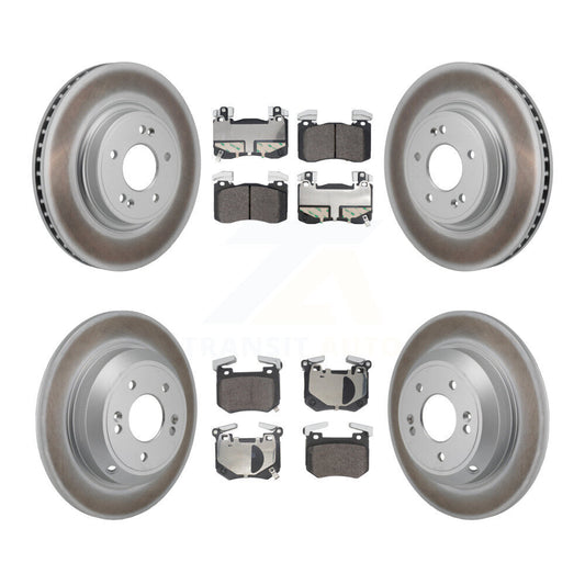 Disc Rotors and Semi-Metallic Brake Pads Kit-KGF-104047