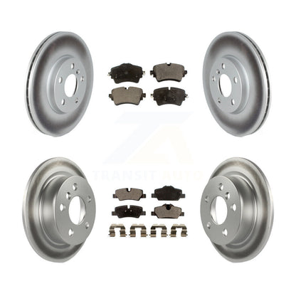 Coated Disc Rotors and Semi-Metallic Brake Pads Kit-KGF-104048