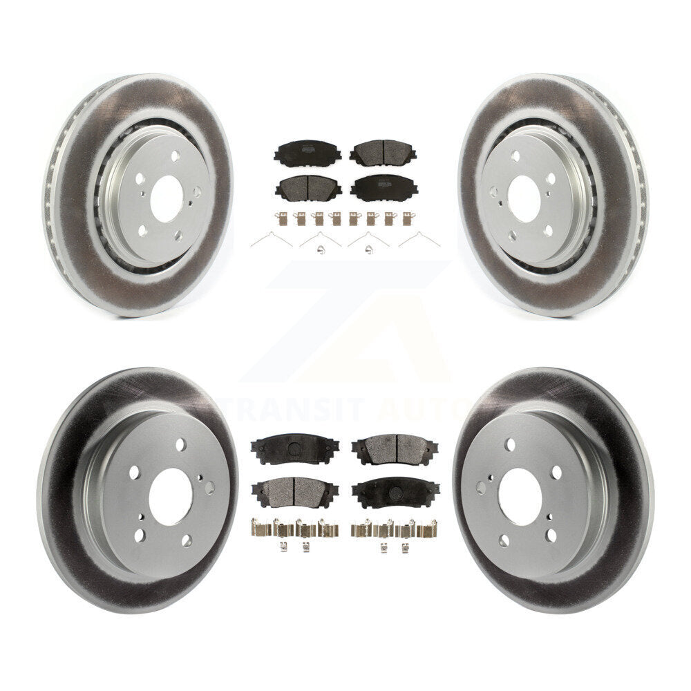 Disc Rotors and Semi-Metallic Brake Pads Kit-KGF-104050