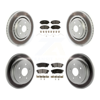 Disc Rotors and Semi-Metallic Brake Pads Kit-KGF-104050