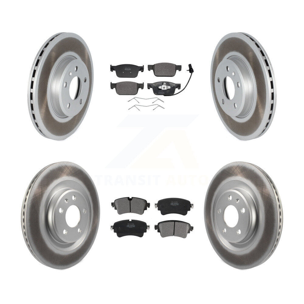 Coated Disc Rotors and Semi-Metallic Brake Pads Kit-KGF-104051