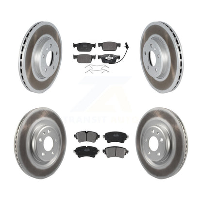 Coated Disc Rotors and Semi-Metallic Brake Pads Kit-KGF-104051