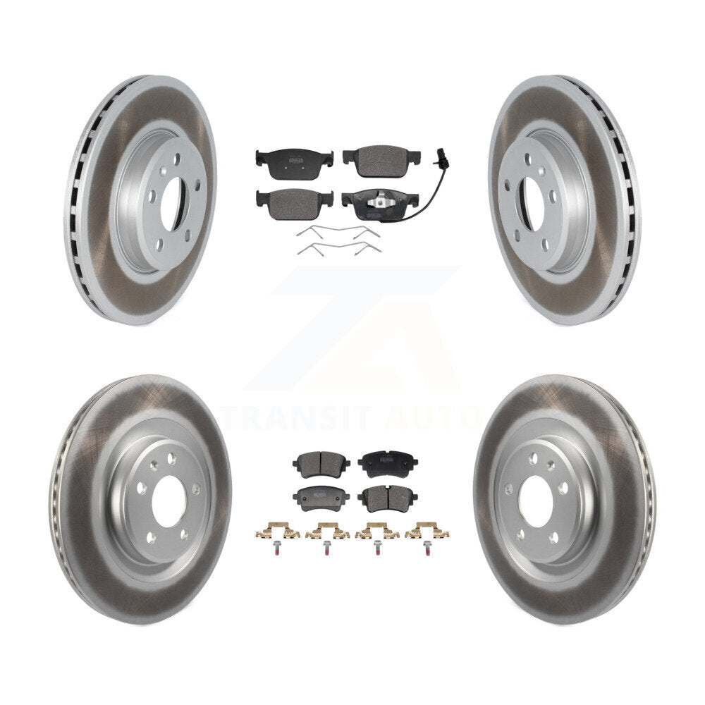 Coated Disc Rotors and Semi-Metallic Brake Pads Kit-KGF-104052 Kit.bestparts.ca