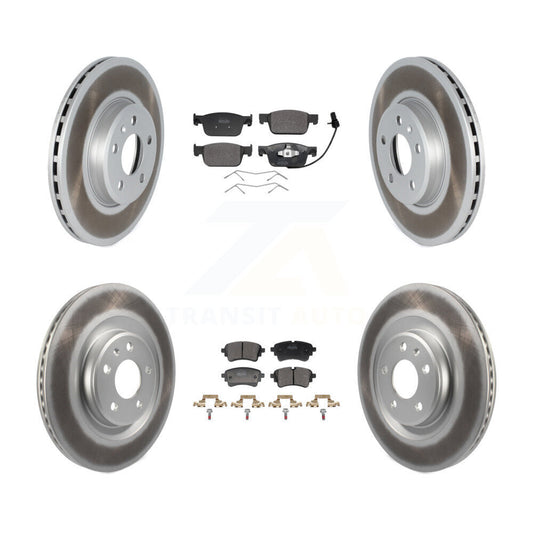Coated Disc Rotors and Semi-Metallic Brake Pads Kit-KGF-104052