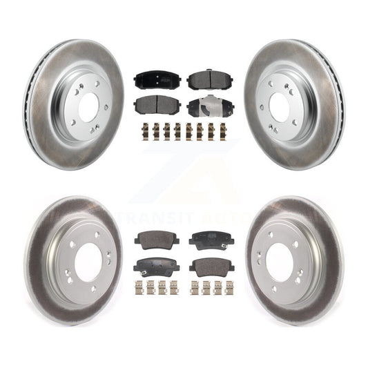 Disc Rotors and Semi-Metallic Brake Pads Kit-KGF-104053