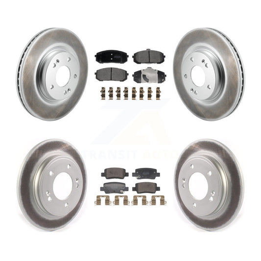 Disc Rotors and Semi-Metallic Brake Pads Kit-KGF-104054