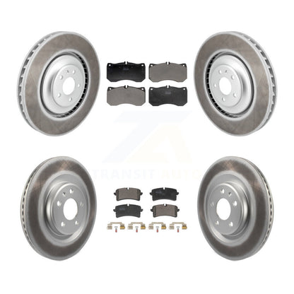 Coated Disc Rotors and Semi-Metallic Brake Pads Kit-KGF-104055