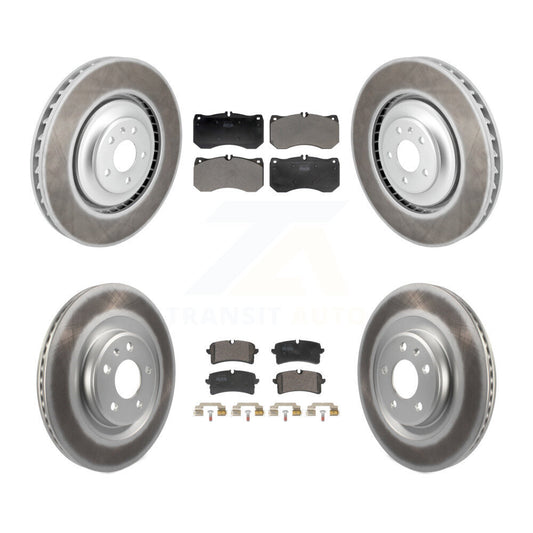 Coated Disc Rotors and Semi-Metallic Brake Pads Kit-KGF-104055