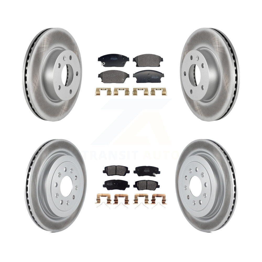 Disc Rotors and Semi-Metallic Brake Pads Kit-KGF-104056 Kit.bestparts.ca
