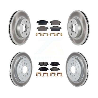 Disc Rotors and Semi-Metallic Brake Pads Kit-KGF-104056