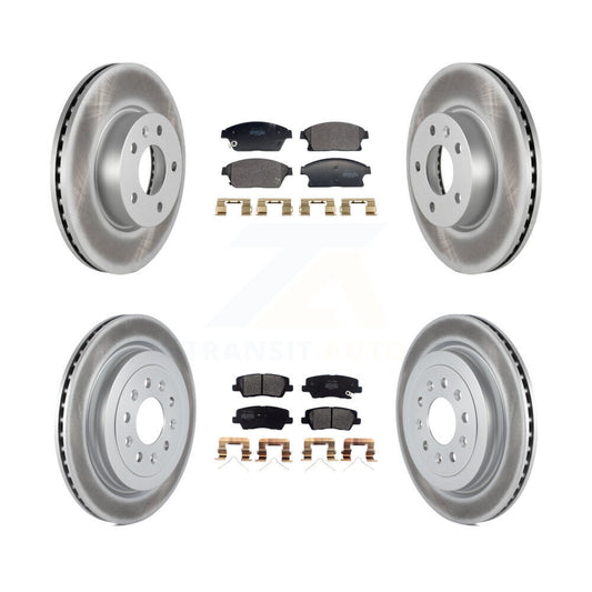 Disc Rotors and Semi-Metallic Brake Pads Kit-KGF-104056