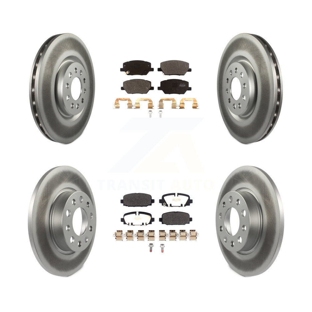 Disc Rotors and Semi-Metallic Brake Pads Kit-KGF-104057 Kit.bestparts.ca