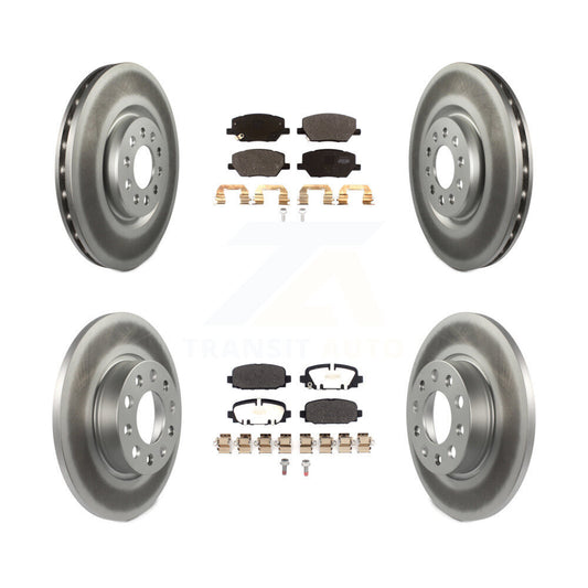 Disc Rotors and Semi-Metallic Brake Pads Kit-KGF-104057